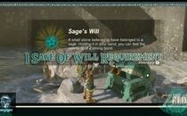 The Legend of Zelda: Tears of the Kingdom 1 Sage's Will Requirement