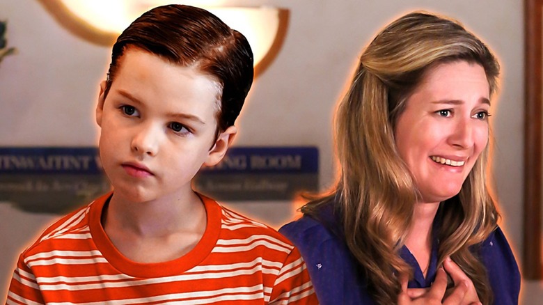 Sheldon next to Mary