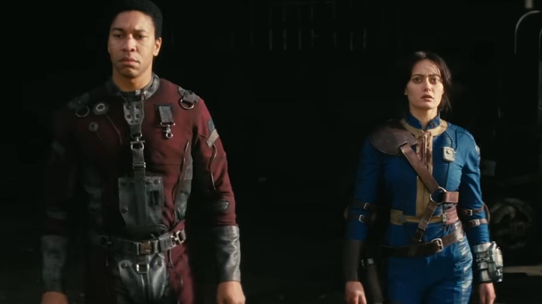 Maximus and Lucy walking together