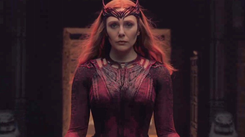 Scarlet Witch looking solemn